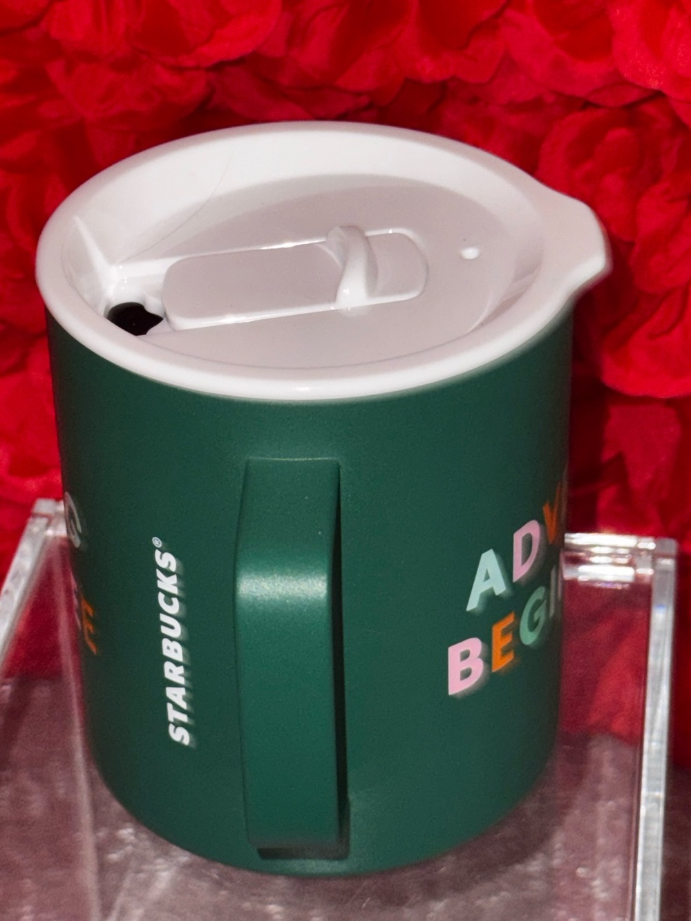 NWT💚Starbucks Summer 2026 Road Trip Green Stainless S Travel Mug with White Lid - Picture 3 of 5